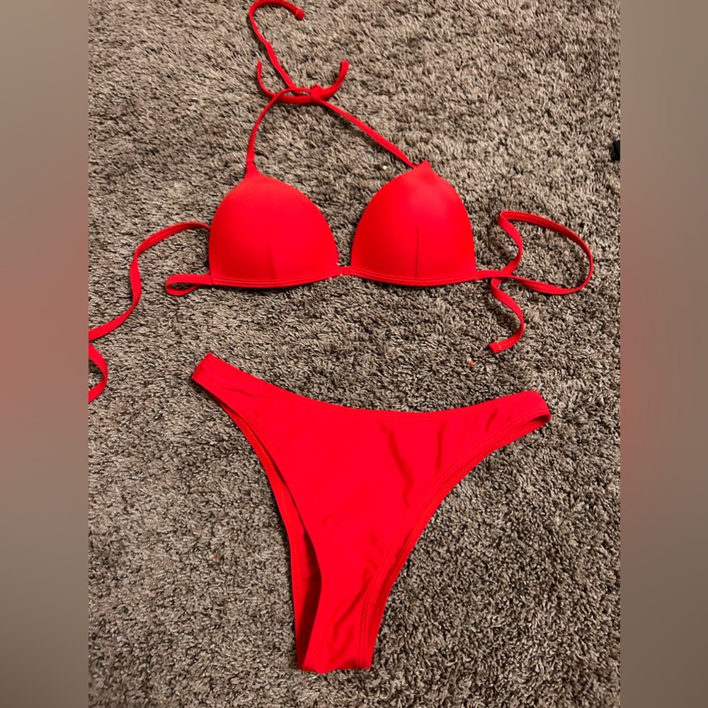 Shein bathing suit top and bottom size S